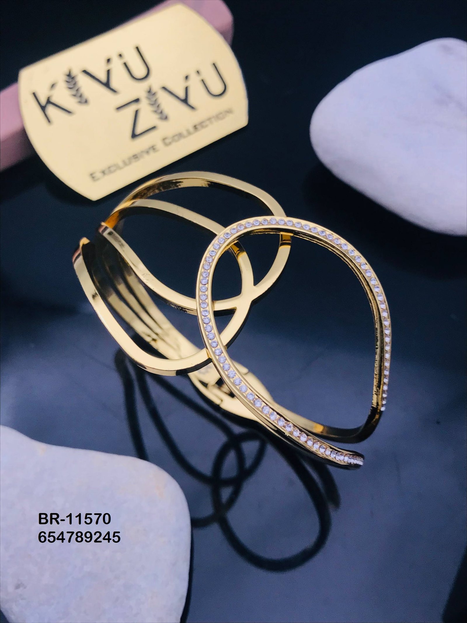 br 11570.jpg BR-11570 Anti-Tarnish Stainless Steel KADA from Kiyu Ziyu by Zyra Creation