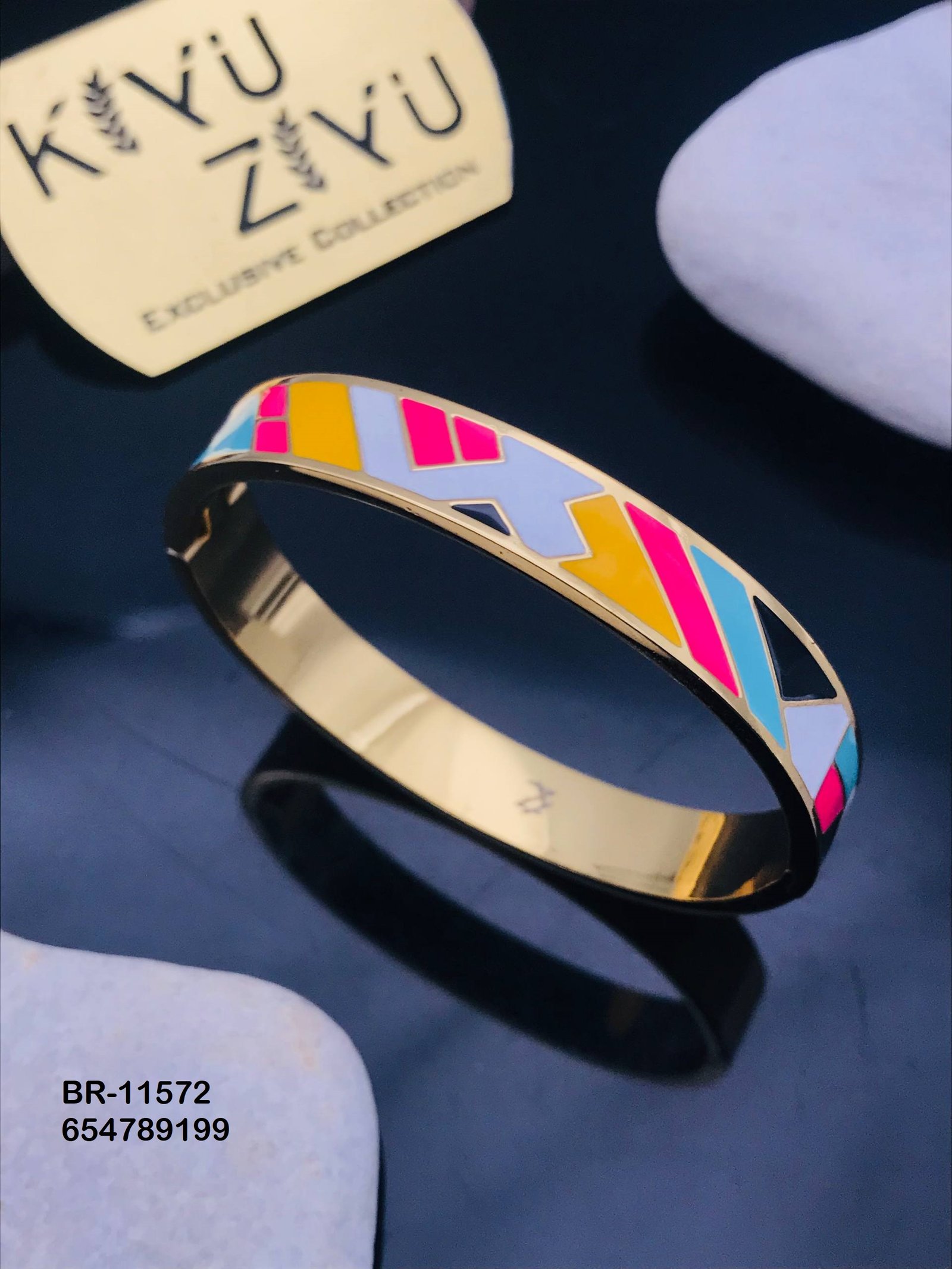 br 11572.jpg BR-11572 Anti-Tarnish Stainless Steel KADA from Kiyu Ziyu by Zyra Creation