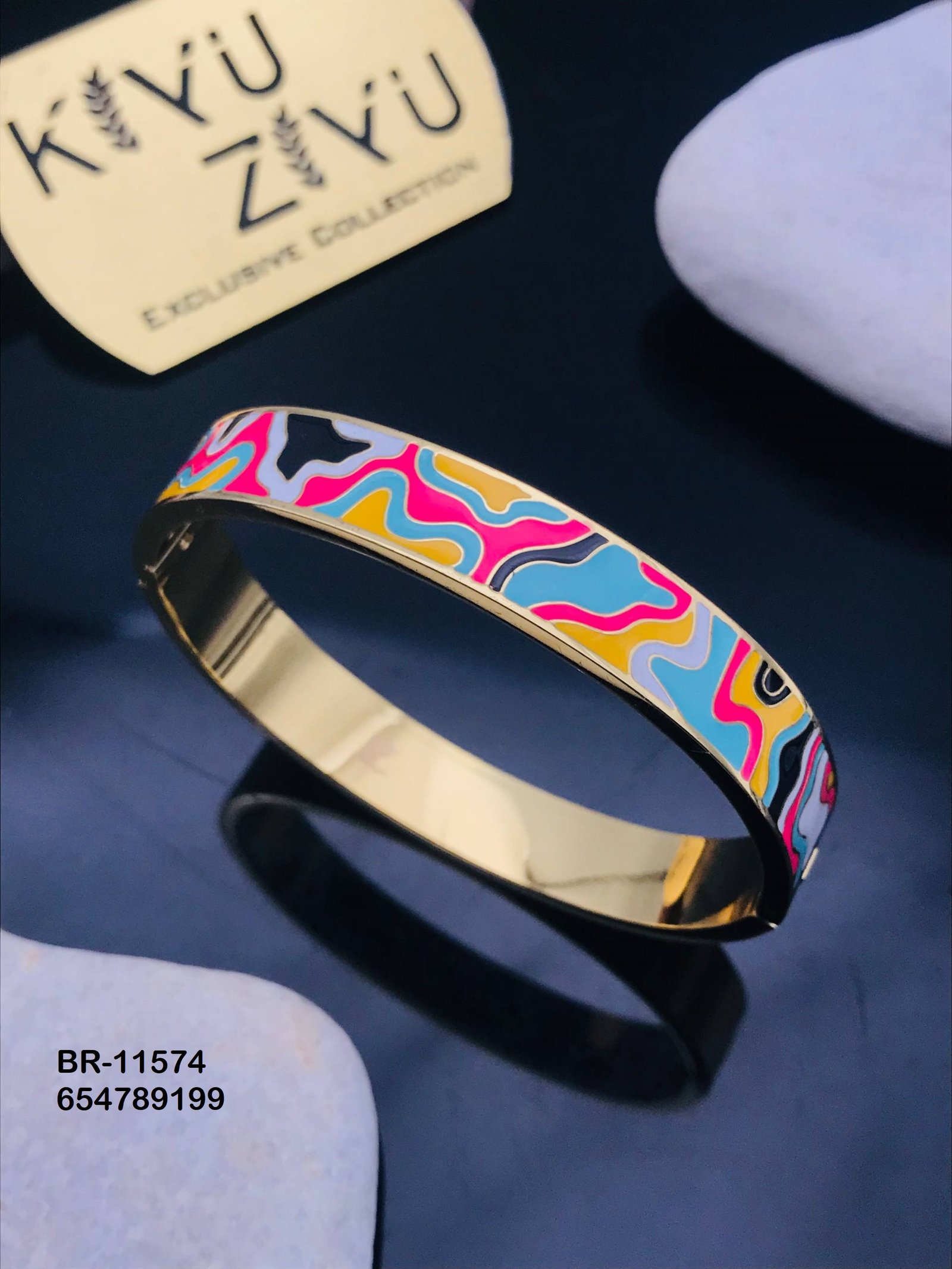 br 11574.jpg BR-11574 Anti-Tarnish Stainless Steel KADA from Kiyu Ziyu by Zyra Creation