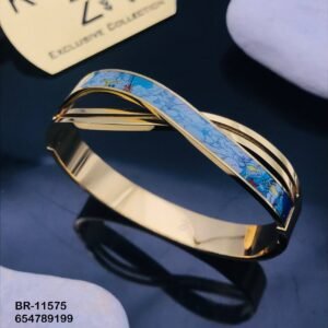 BR-11575 Anti-Tarnish Stainless Steel KADA from Kiyu Ziyu by Zyra Creation