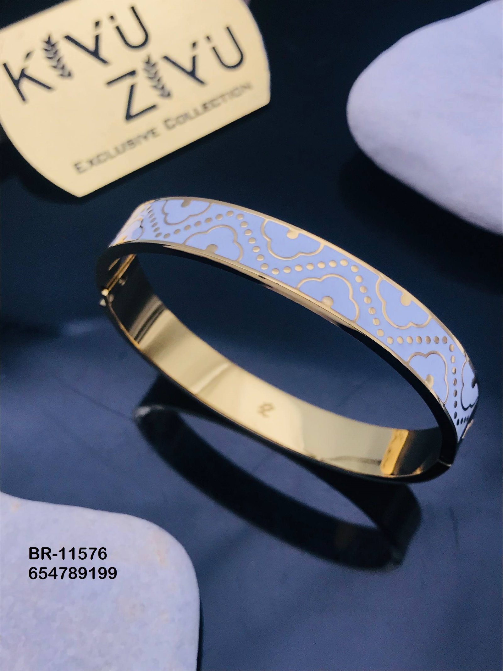 br 11576.jpg BR-11576 Anti-Tarnish Stainless Steel KADA from Kiyu Ziyu by Zyra Creation