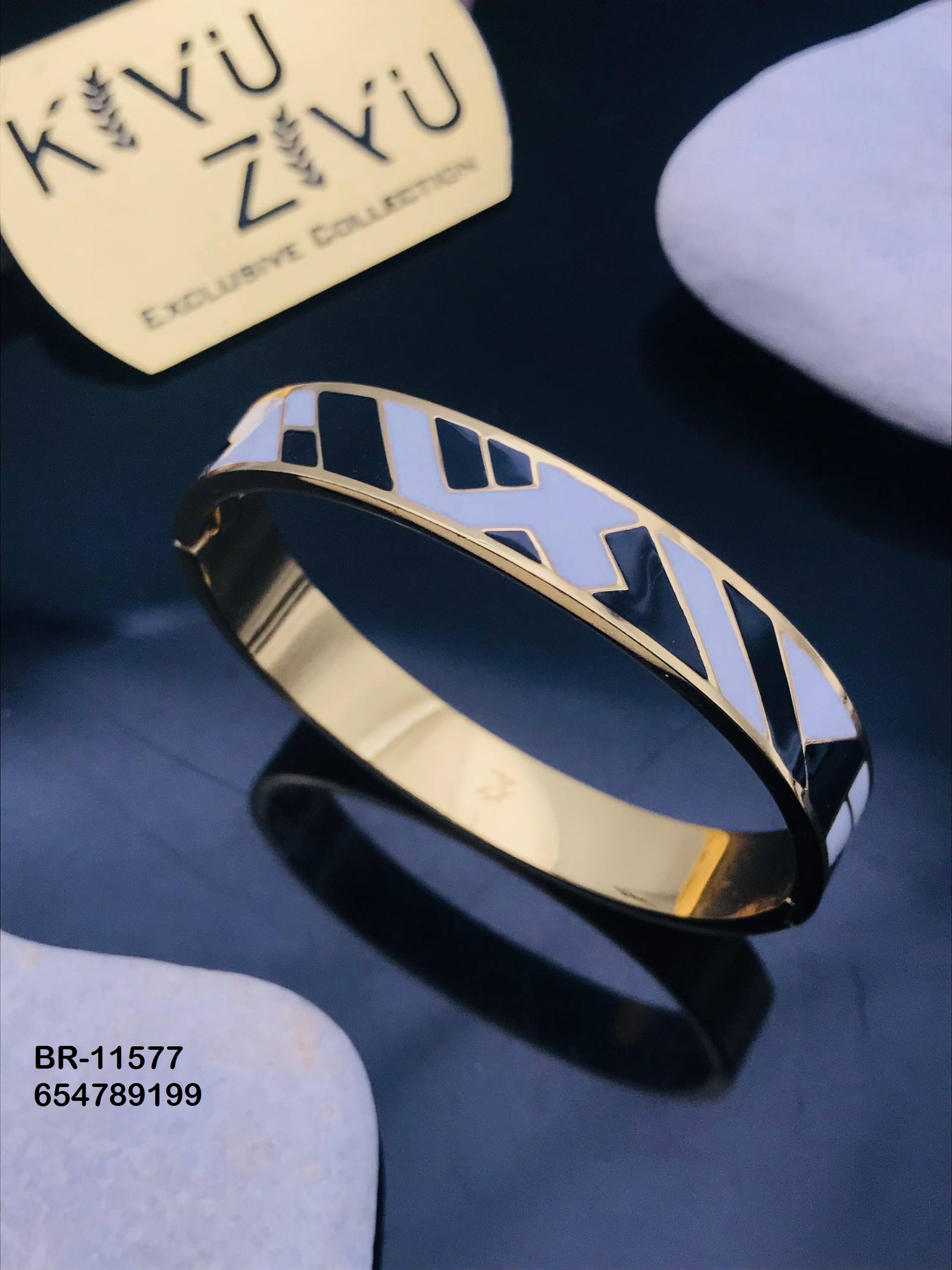 br 11577.jpg BR-11577 Anti-Tarnish Stainless Steel KADA from Kiyu Ziyu by Zyra Creation