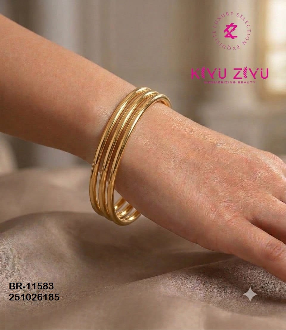 br 11583.jpeg BR-11583 Anti-Tarnish Stainless Steel Set Of 3 Bracelet from Kiyu Ziyu by Zyra Creation