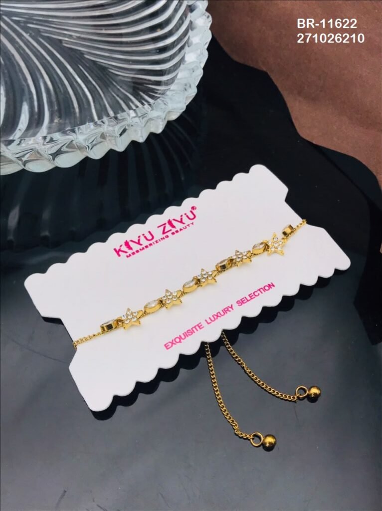 BR-11622 Anti-Tarnish Stainless Steel Chain Bracelets from Kiyu Ziyu by Zyra Creation