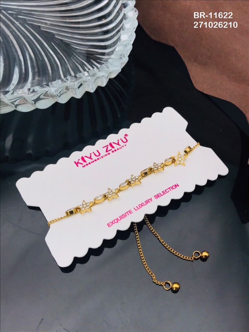 br 11622.jpeg BR-11622 Anti-Tarnish Stainless Steel Chain Bracelets from Kiyu Ziyu by Zyra Creation