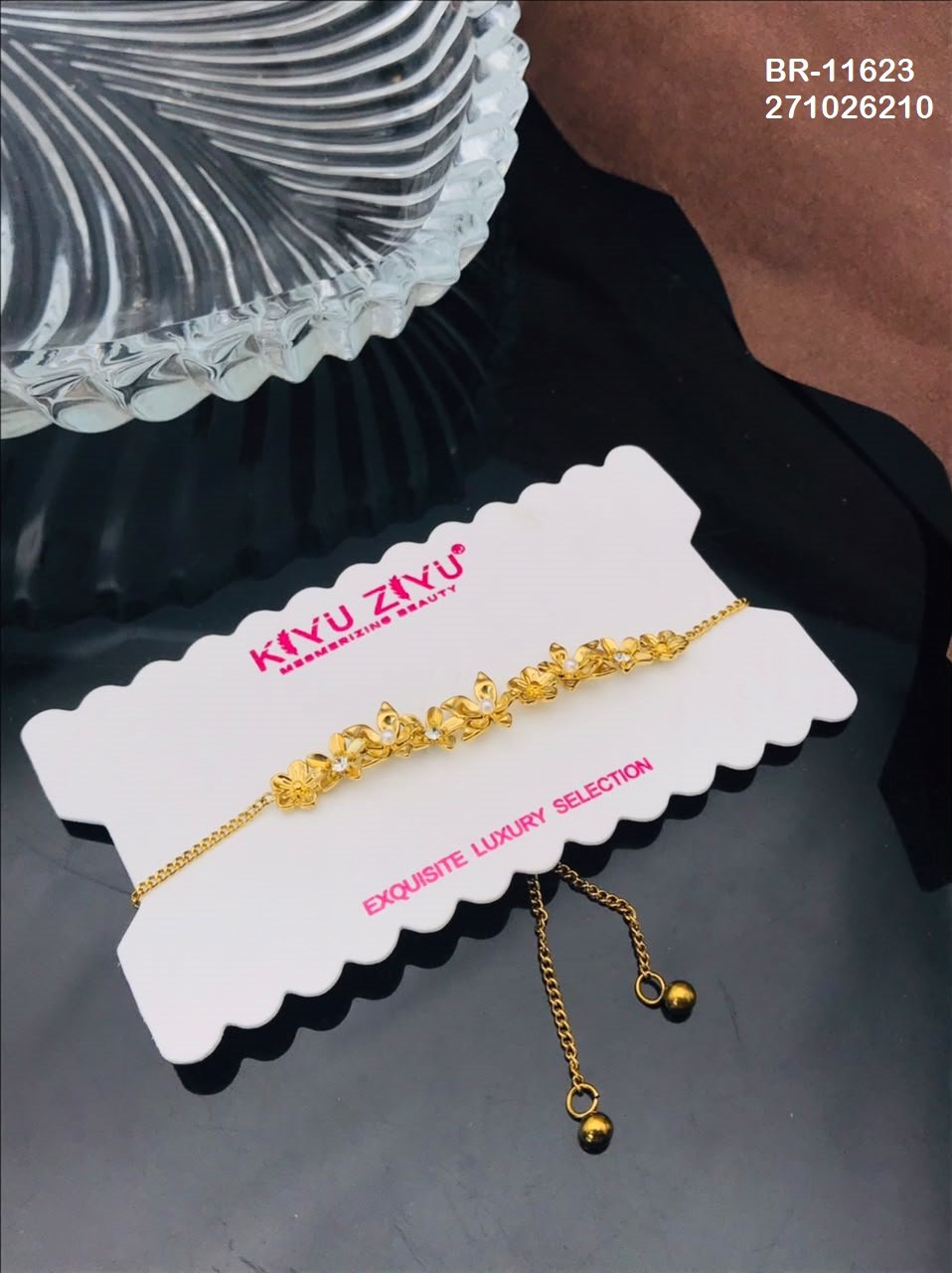 br 11623.jpeg BR-11623 Anti-Tarnish Stainless Steel Chain Bracelets from Kiyu Ziyu by Zyra Creation