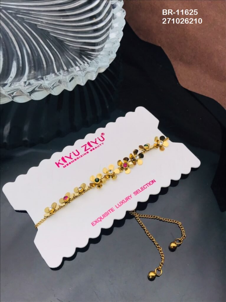 BR-11625 Anti-Tarnish Stainless Steel Chain Bracelets from Kiyu Ziyu by Zyra Creation