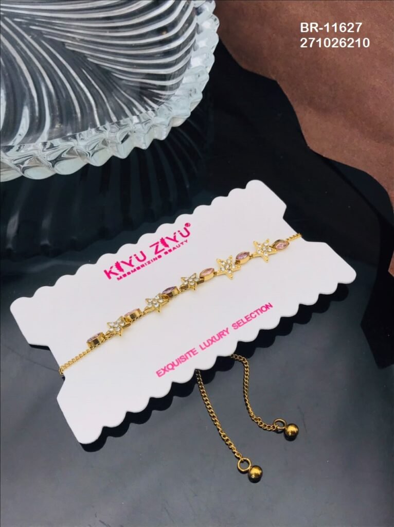 BR-11627 Anti-Tarnish Stainless Steel Chain Bracelets from Kiyu Ziyu by Zyra Creation