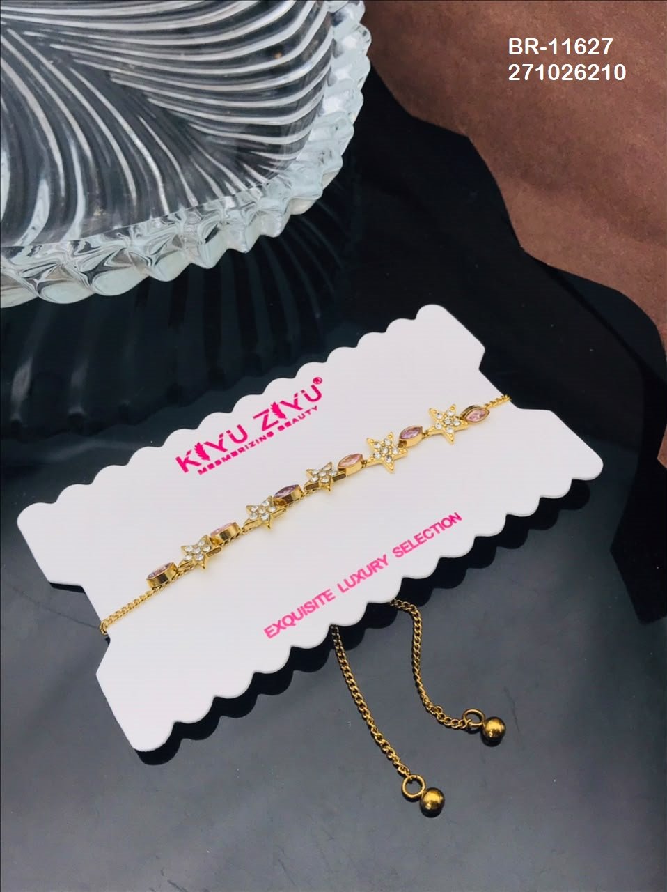 br 11627.jpeg BR-11627 Anti-Tarnish Stainless Steel Chain Bracelets from Kiyu Ziyu by Zyra Creation