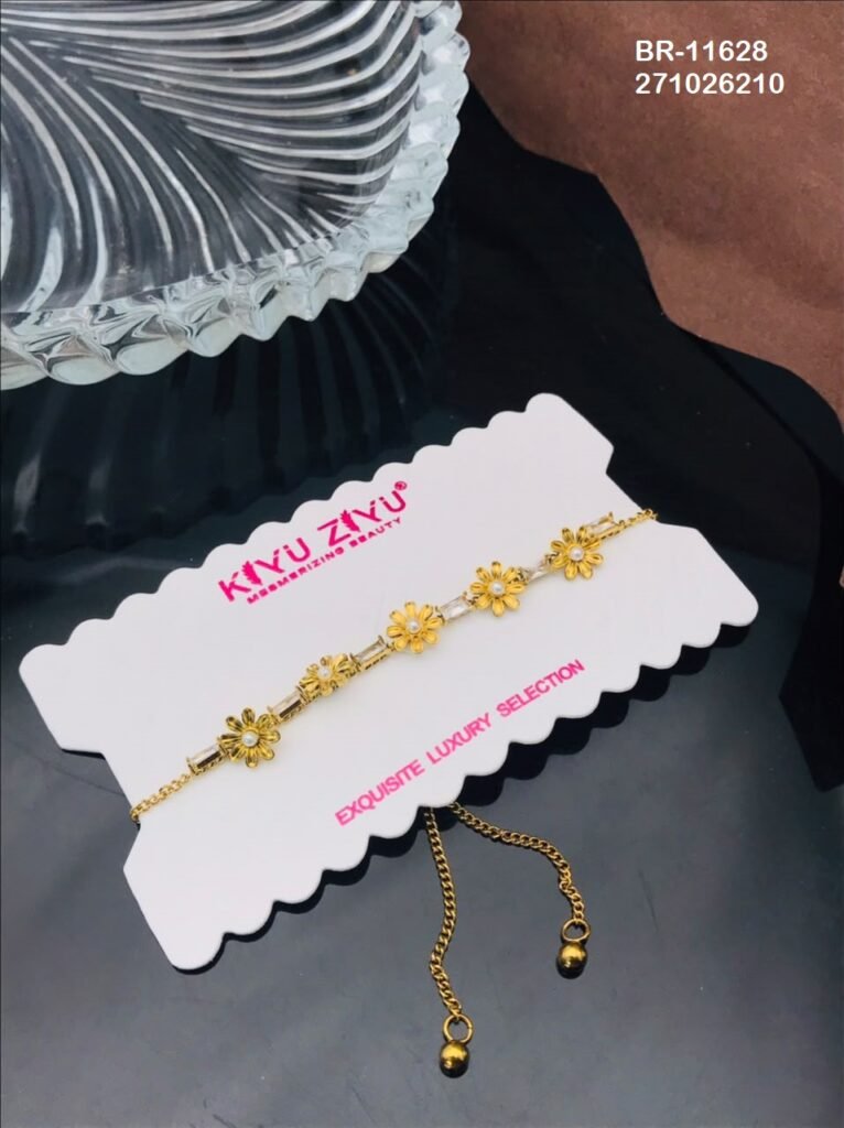 BR-11628 Anti-Tarnish Stainless Steel Chain Bracelets from Kiyu Ziyu by Zyra Creation