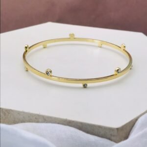 BR-11635 Anti-Tarnish Stainless Steel KADA from Kiyu Ziyu by Zyra Creation