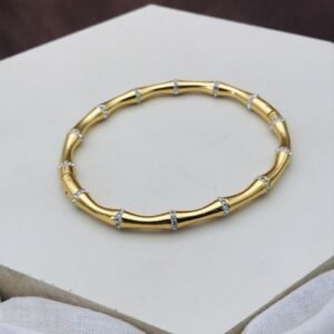 BR-11639 Anti-Tarnish Stainless Steel KADA from Kiyu Ziyu by Zyra Creation