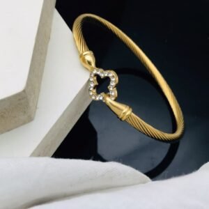 BR-11645 Anti-Tarnish Stainless Steel KADA from Kiyu Ziyu by Zyra Creation