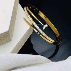 BR-11646 Anti-Tarnish Stainless Steel KADA from Kiyu Ziyu by Zyra Creation