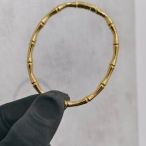 BR-8917 Anti-Tarnish Stainless Steel Gold Plated KADA from Kiyu Ziyu by Zyra Creation