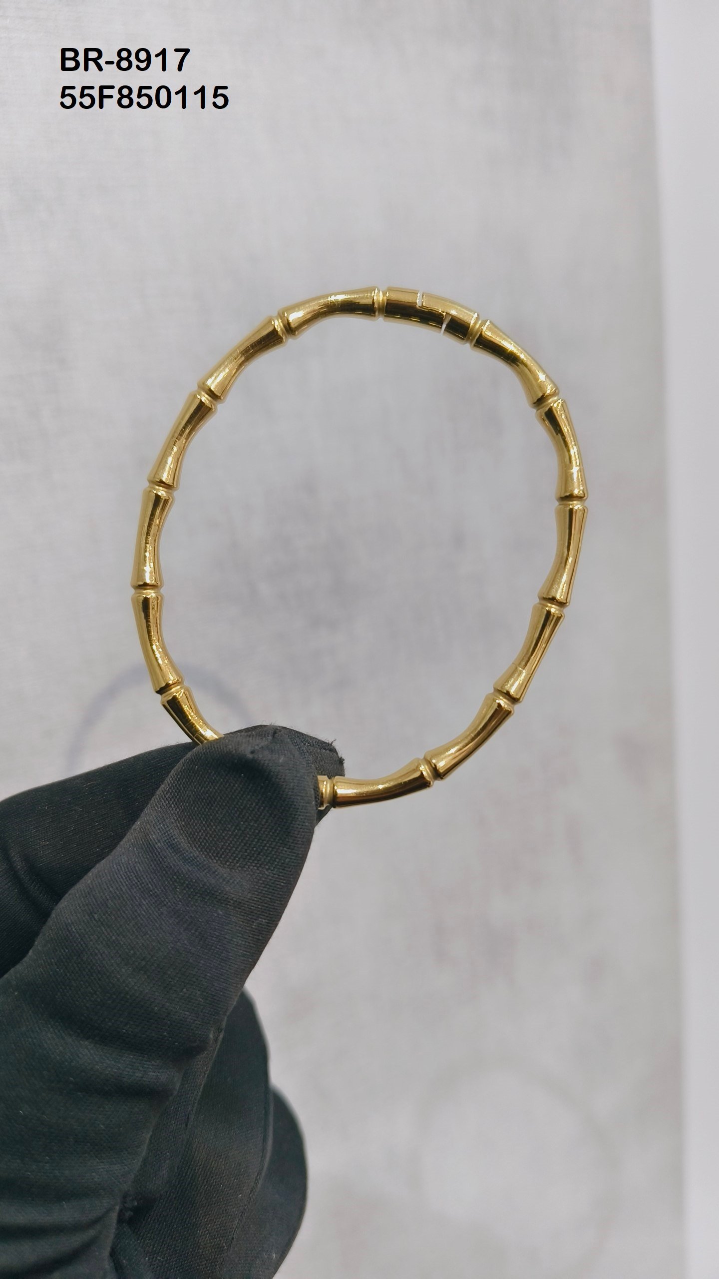 br 8917.jpg BR-8917 Anti-Tarnish Stainless Steel Gold Plated KADA from Kiyu Ziyu by Zyra Creation