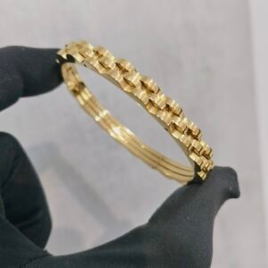 BR-8922 Anti-Tarnish Stainless Steel Gold Plated KADA from Kiyu Ziyu by Zyra Creation