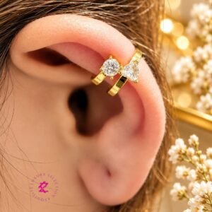 EAR-122 Anti-Tarnish Stainless Steel Ear Cuffs from Kiyu Ziyu by Zyra Creation