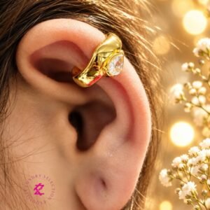 EAR-123 Anti-Tarnish Stainless Steel Ear Cuffs from Kiyu Ziyu by Zyra Creation