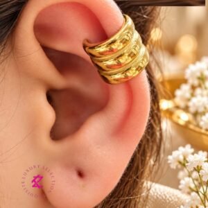EAR-124 Anti-Tarnish Stainless Steel Ear Cuffs from Kiyu Ziyu by Zyra Creation