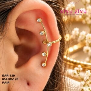 EAR-129 Anti-Tarnish Stainless Steel Ear Cuffs from Kiyu Ziyu by Zyra Creation