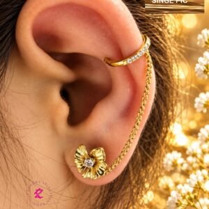 EAR-130 Anti-Tarnish Stainless Steel Ear Cuffs from Kiyu Ziyu by Zyra Creation
