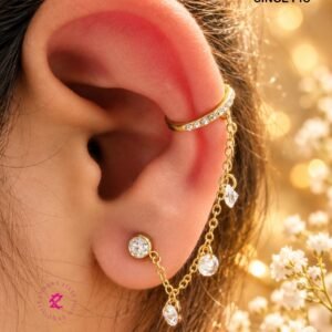 EAR-132 Anti-Tarnish Stainless Steel Ear Cuffs from Kiyu Ziyu by Zyra Creation