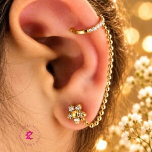 EAR-133 Anti-Tarnish Stainless Steel Ear Cuffs from Kiyu Ziyu by Zyra Creation