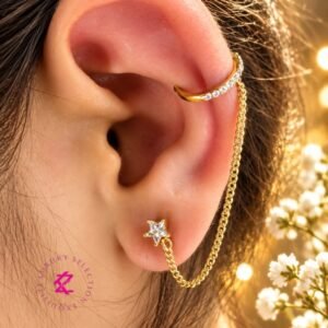 EAR-134 Anti-Tarnish Stainless Steel Ear Cuffs from Kiyu Ziyu by Zyra Creation