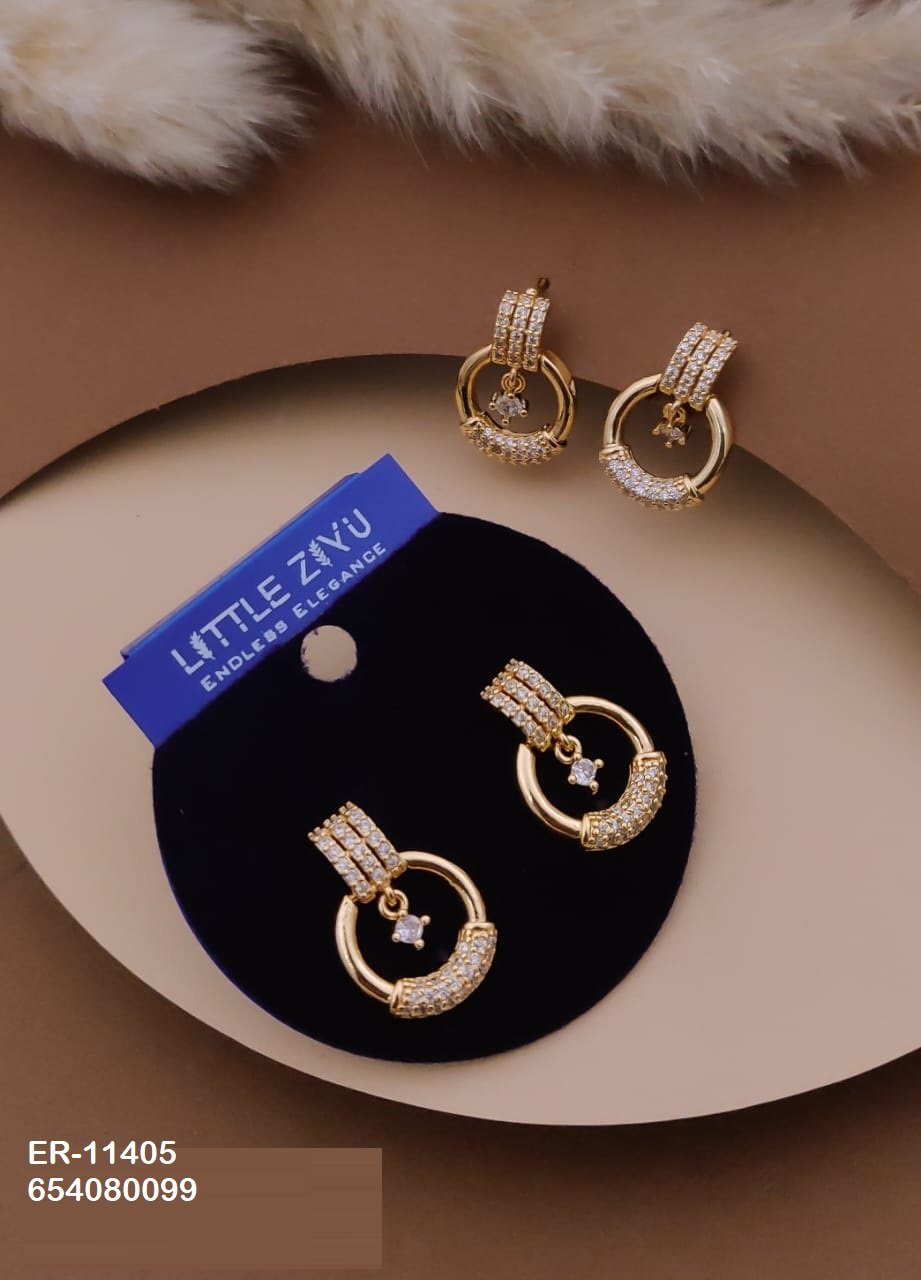 er 11405.jpeg ER-11405 Anti-Tarnish Imported Earrings from Kiyu Ziyu by Zyra Creation