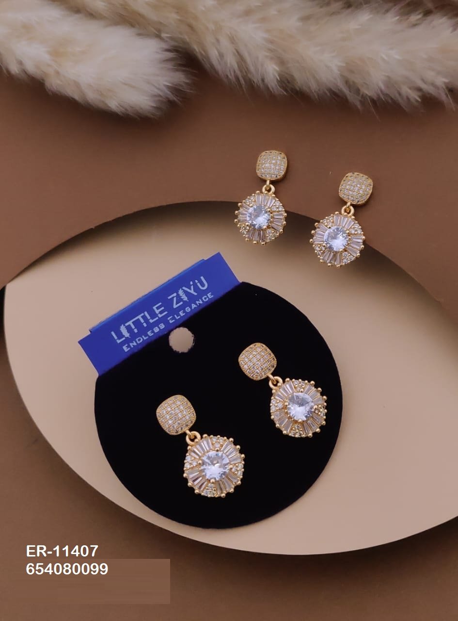 er 11407.jpeg ER-11407 Anti-Tarnish Imported Earrings from Kiyu Ziyu by Zyra Creation
