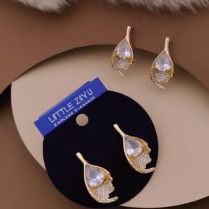 ER-11416 Anti-Tarnish Imported Earrings from Kiyu Ziyu by Zyra Creation