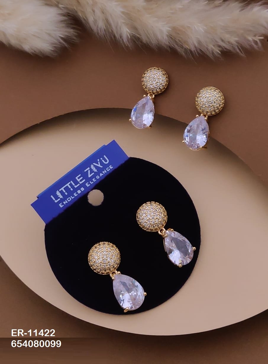 er 11422.jpeg ER-11422 Anti-Tarnish Imported Earrings from Kiyu Ziyu by Zyra Creation