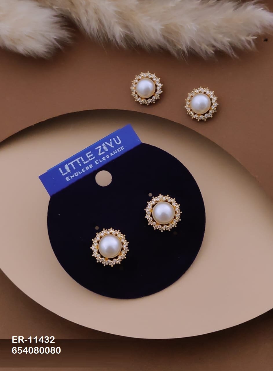 er 11432.jpeg ER-11432 Anti-Tarnish Imported Earrings from Kiyu Ziyu by Zyra Creation