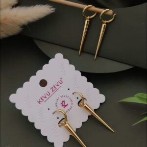 ER-11434 Anti-Tarnish Stainless Steel Earrings from Kiyu Ziyu by Zyra Creation
