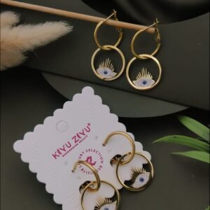 ER-11435 Anti-Tarnish Stainless Steel Earrings from Kiyu Ziyu by Zyra Creation