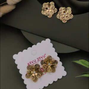ER-11437 Anti-Tarnish Stainless Steel Earrings from Kiyu Ziyu by Zyra Creation