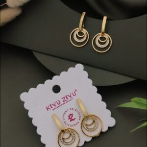 ER-11441 Anti-Tarnish Stainless Steel Earrings from Kiyu Ziyu by Zyra Creation