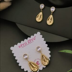 ER-11442 Anti-Tarnish Stainless Steel Earrings from Kiyu Ziyu by Zyra Creation