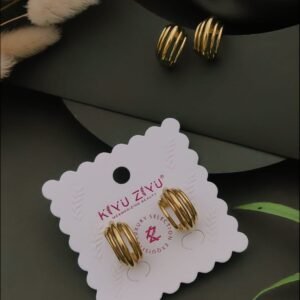 ER-11443 Anti-Tarnish Stainless Steel Earrings from Kiyu Ziyu by Zyra Creation