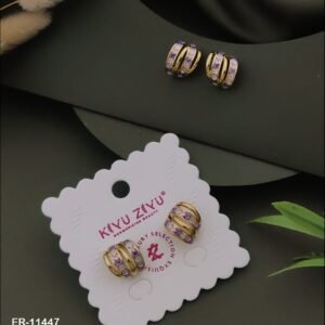 ER-11447 Anti-Tarnish Stainless Steel Earrings from Kiyu Ziyu by Zyra Creation