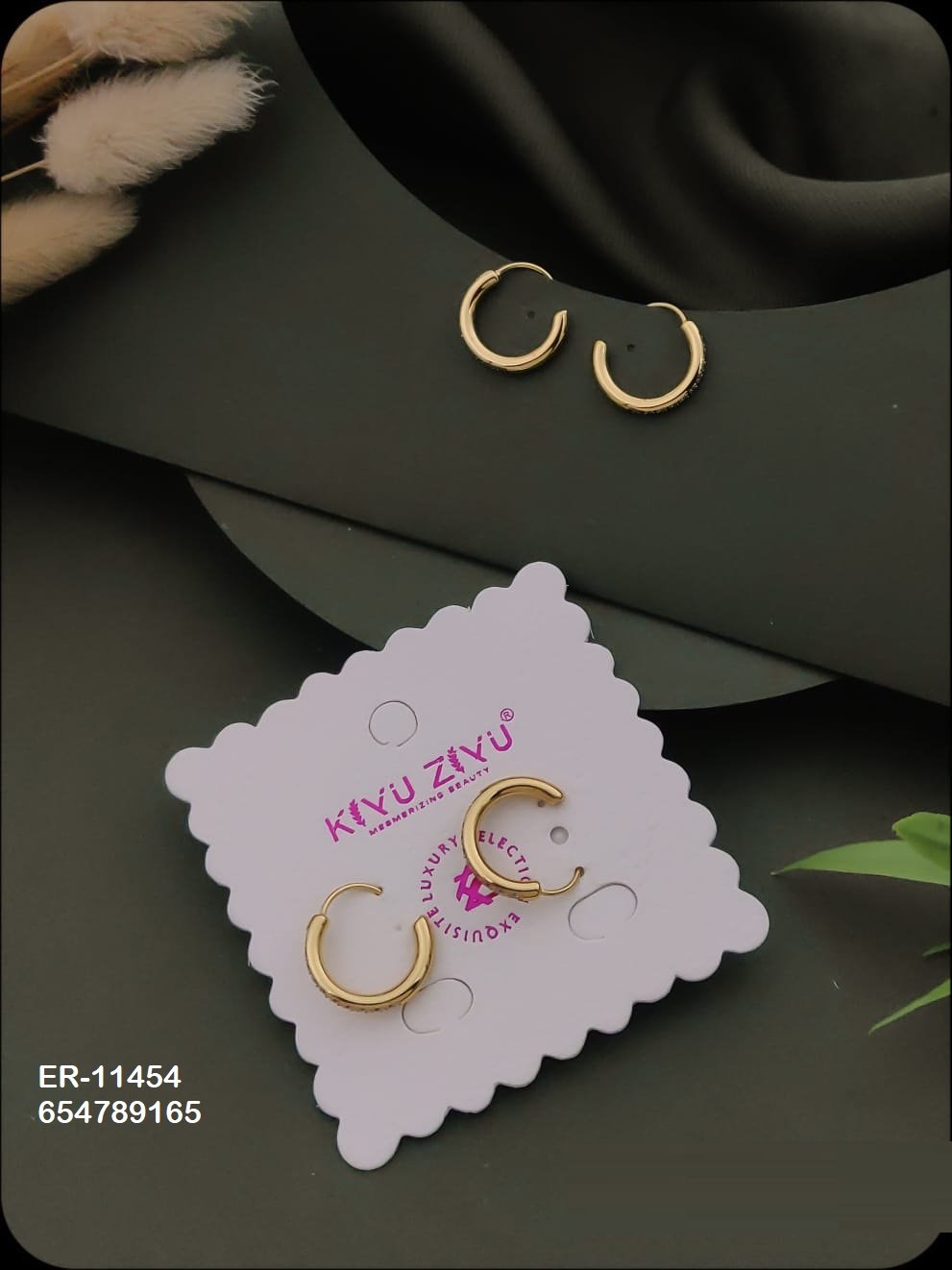 er 11454.jpeg ER-11454 Anti-Tarnish Stainless Steel Earrings from Kiyu Ziyu by Zyra Creation