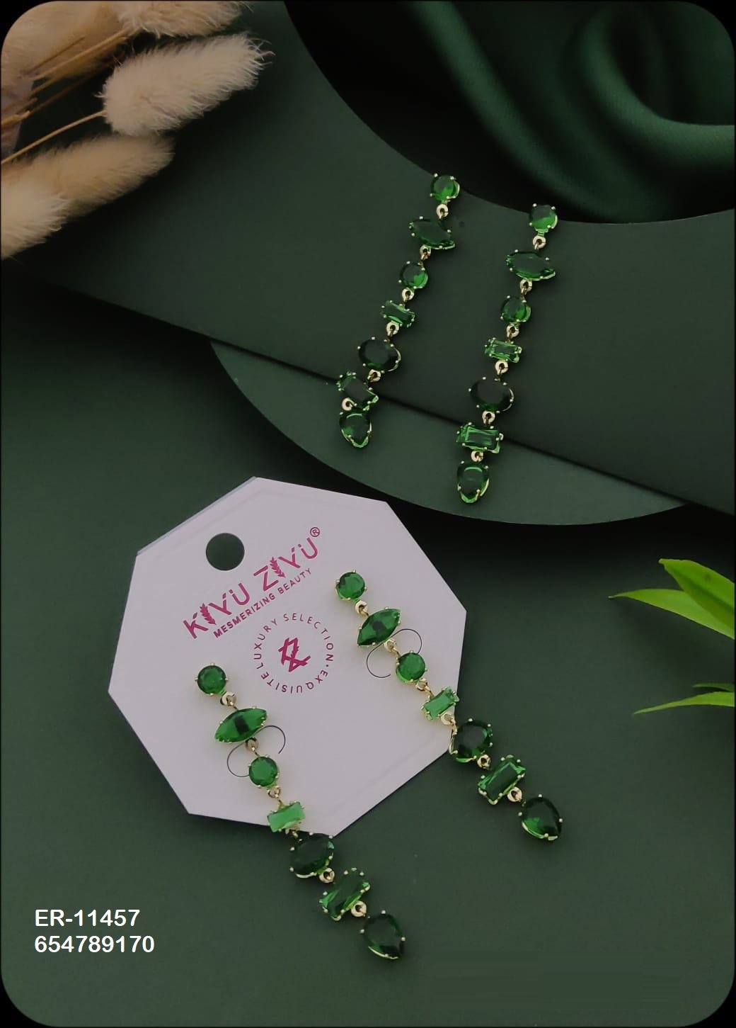 er 11457.jpeg ER-11457 Anti-Tarnish Stainless Steel Earrings from Kiyu Ziyu by Zyra Creation