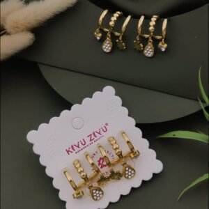Home ER-11460 Anti-Tarnish Stainless Steel Earrings from Kiyu Ziyu by Zyra Creation