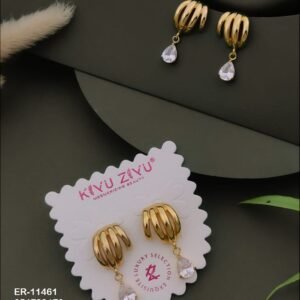 Home ER-11461 Anti-Tarnish Stainless Steel Earrings from Kiyu Ziyu by Zyra Creation