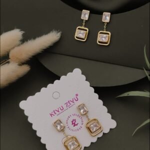 ER-11665 Anti-Tarnish Stainless Steel Earrings from Kiyu Ziyu by Zyra Creation