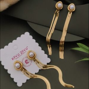 ER-11671 Anti-Tarnish Stainless Steel Earrings from Kiyu Ziyu by Zyra Creation