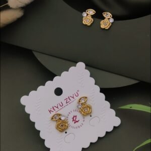 ER-11672 Anti-Tarnish Stainless Steel Earrings from Kiyu Ziyu by Zyra Creation
