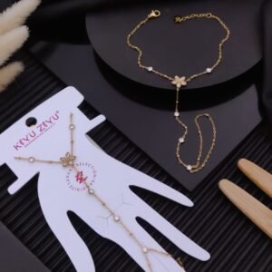 HAND-215 Anti-Tarnish Stainless Steel Hand Chain from Kiyu Ziyu by Zyra Creation