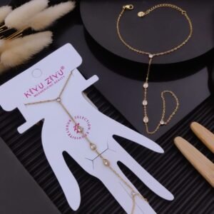 HAND-216 Anti-Tarnish Stainless Steel Hand Chain from Kiyu Ziyu by Zyra Creation
